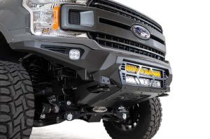 Ford F-150 Bumper - Front - Addictive Desert Designs - Bomber - Hammer Black - `18-`27 Ford F-150 Bumper - Front - Addictive Desert Designs - Bomber - Hammer Black - `18-`27